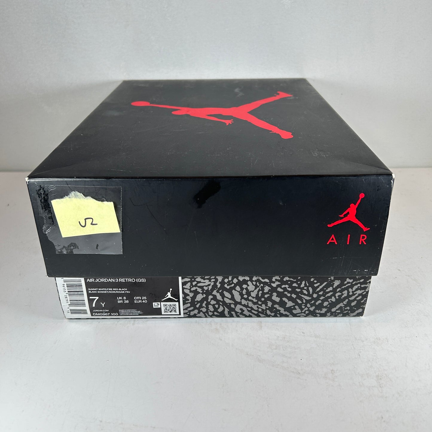 DM0967 100 Jordan 3 Retro White Cement Reimagined (GS) [USED] - 7 Y (Used2)
