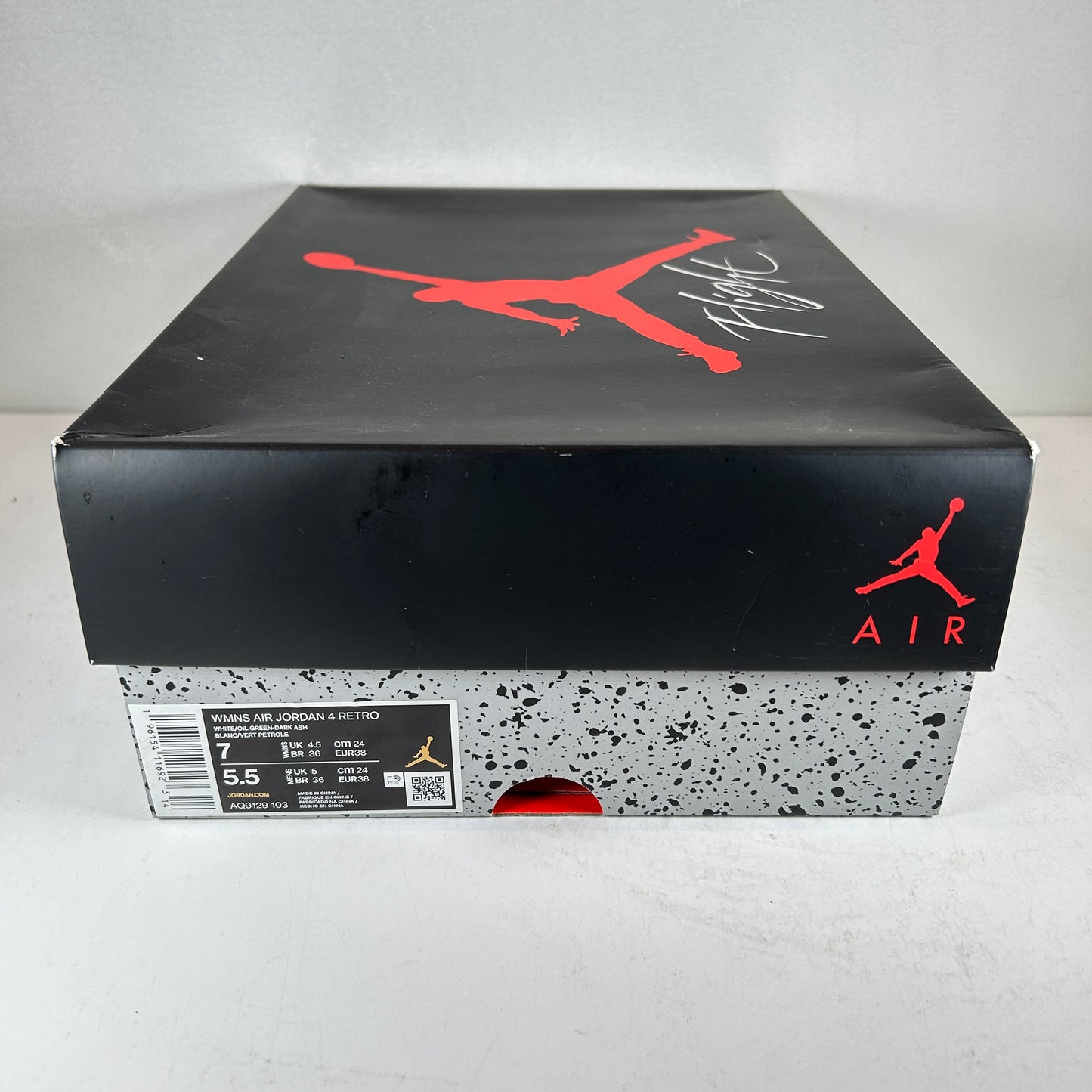 AQ9129 103 Jordan 4 Retro Seafoam (W) [USED] - 7 W (Used)