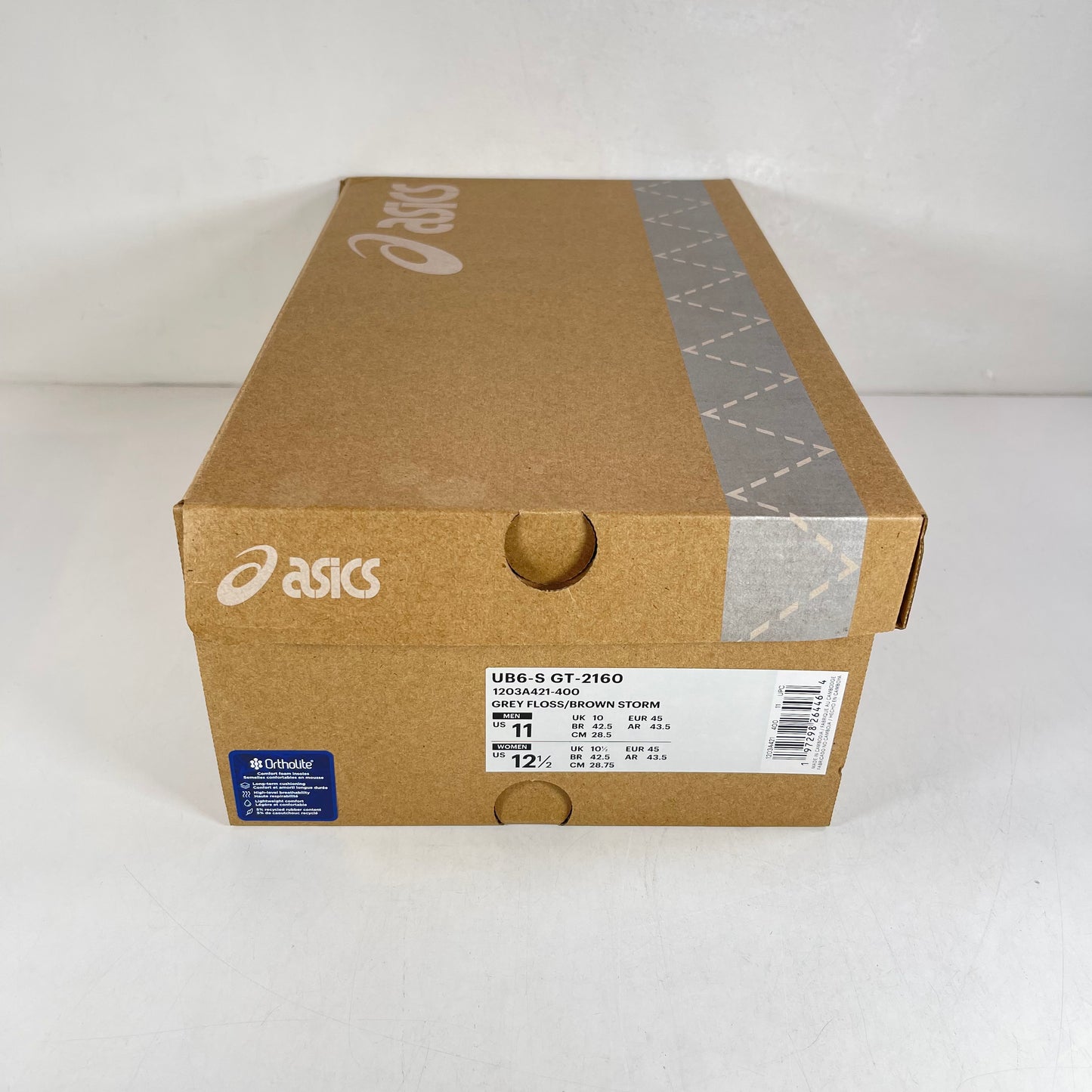 1203A421 400 ASICS UB6-S GT-2160 Kiko Kostadinov Grey Floss Brown Storm [USED] - 11 M (VNDS)