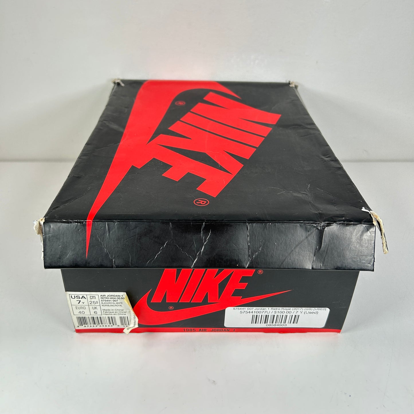 575441 007 Jordan 1 Retro Royal (2017) (GS) [USED] - 7 Y (Used)