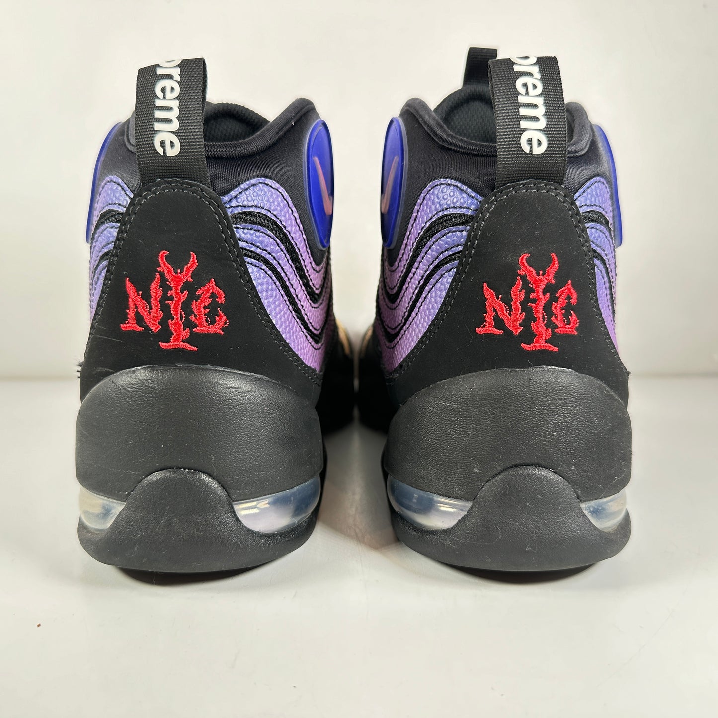 DX3292 001 Nike Air Bakin SP Supreme Black [USED] - 9 M (Used) (No Box)