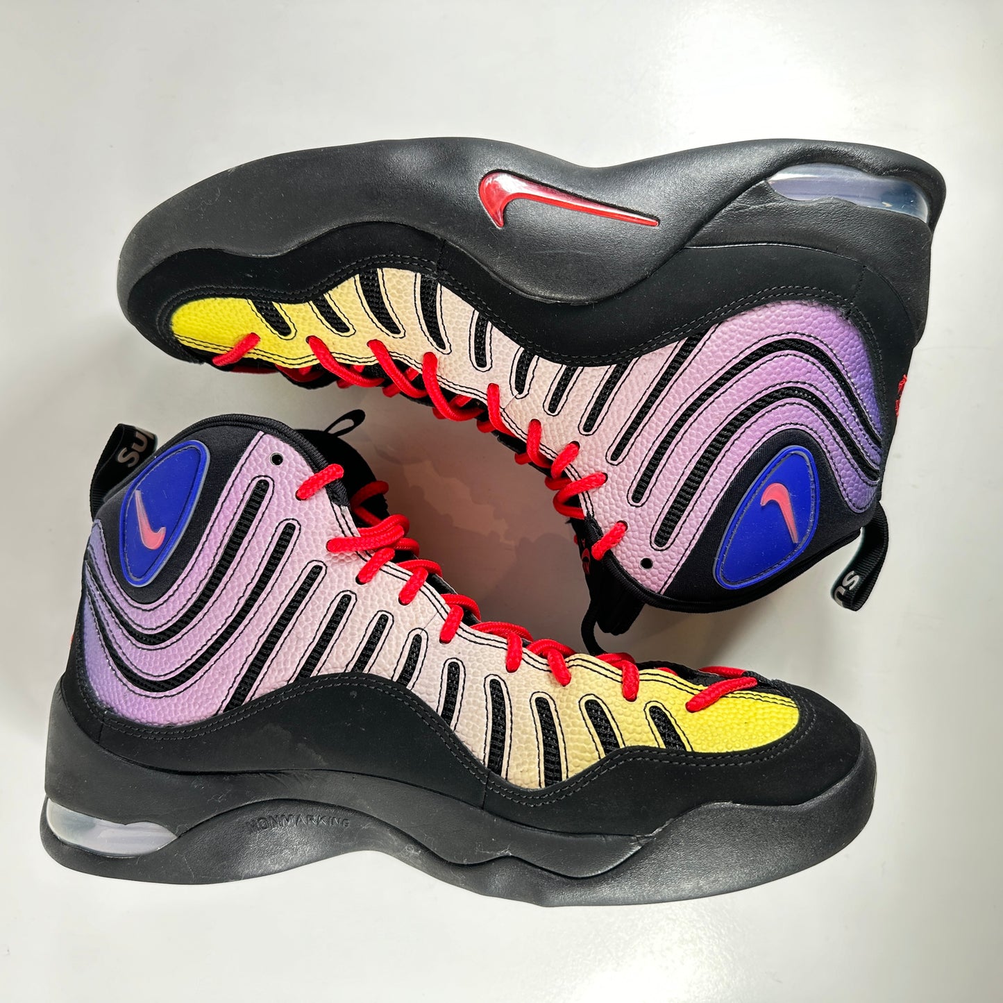 DX3292 001 Nike Air Bakin SP Supreme Black [USED] - 9 M (Used) (No Box)
