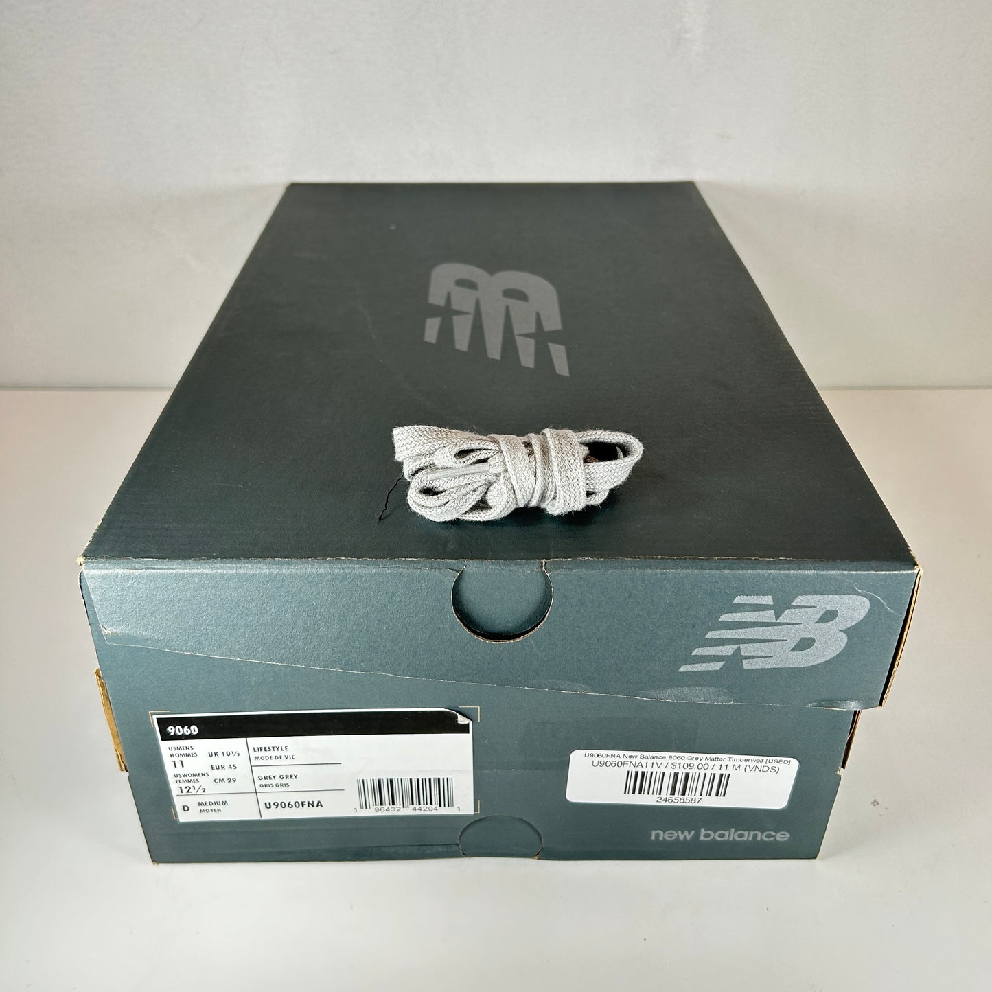 U9060FNA New Balance 9060 Grey Matter Timberwolf [USED] - 11 M (VNDS)