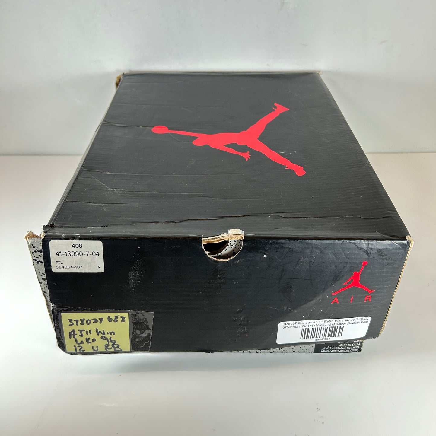 378037 623 Jordan 11 Retro Win like 96 [USED] - 12 M (Used) (Replace Box)