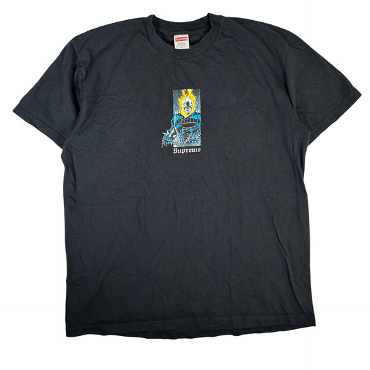 Supreme Ghost Rider Tee Black [USED] - L (Used)