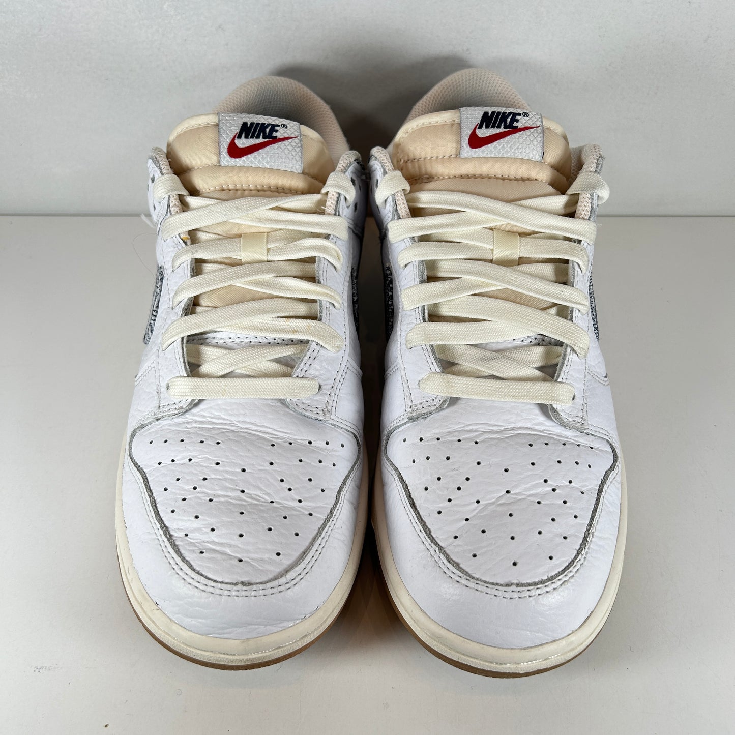 FN6881 100 Nike Dunk Low New Americana Washed Denim [USED] - 10 M (Used)