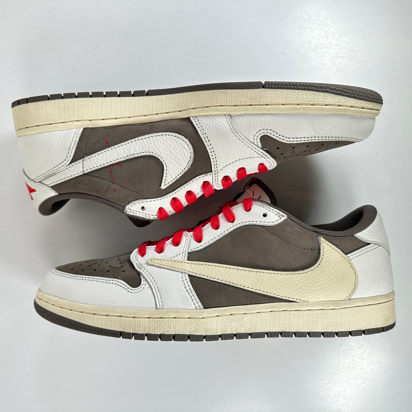 DM7866 162 Jordan 1 Retro Low OG SP Travis Scott Reverse Mocha [USED] - 11.5 M (Used) (No Box)