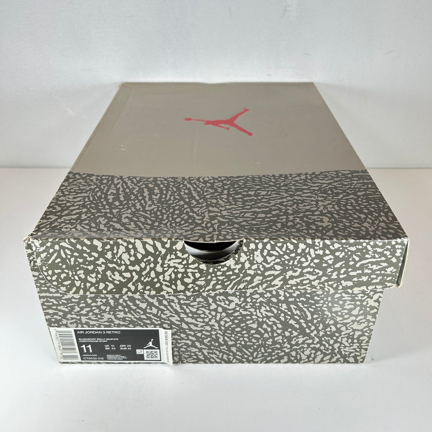 CT8532 012 Jordan 3 Gris frío