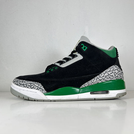 CT8532 030 Jordan 3 Retro Pine Green [USED] - 8 M (Used)