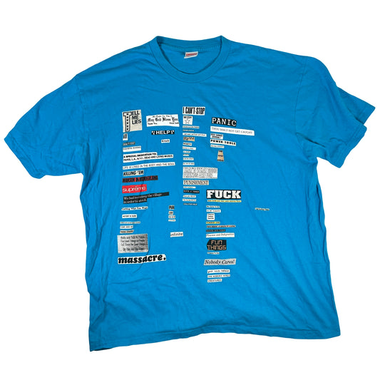 Supreme Cutouts Tee Bright Blue [USED] - XL (Used)