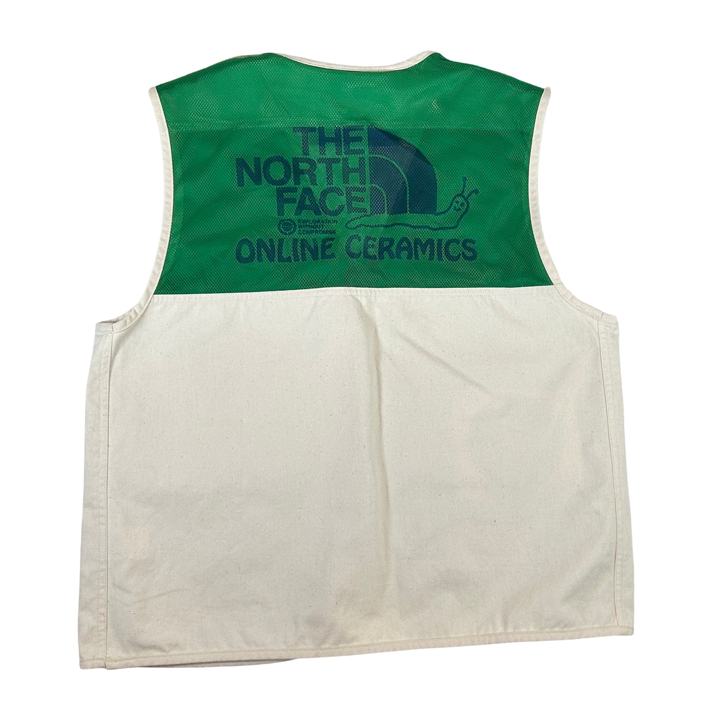 The North Face x Online Ceramics M66 Utility Vest White Green [USED] - M (Used)