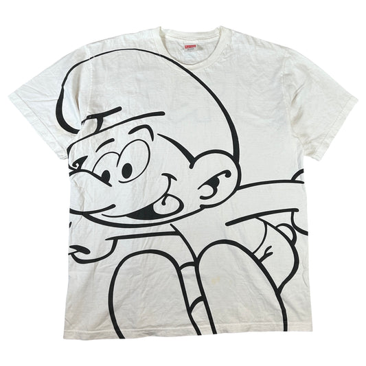 Supreme Smurfs Tee White [USED] - L (Used)