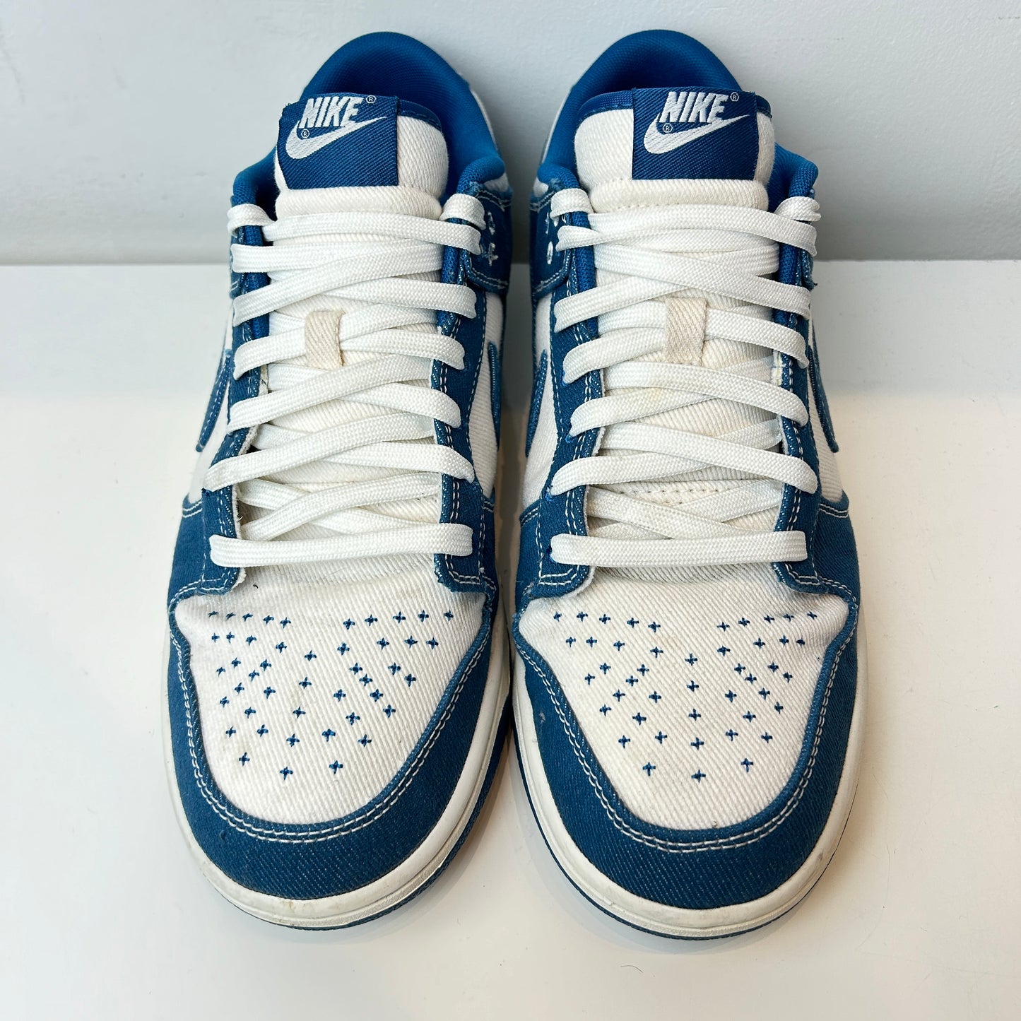 DV0834 101 Nike Dunk Low Industrial Blue Sashiko [USED] - 11.5 M (Used) (No Box)