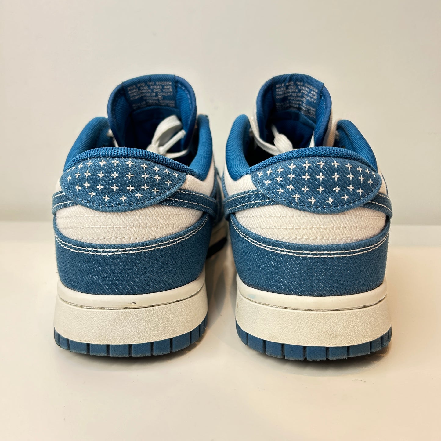 DV0834 101 Nike Dunk Low Industrial Blue Sashiko [USED] - 11.5 M (Used) (No Box)