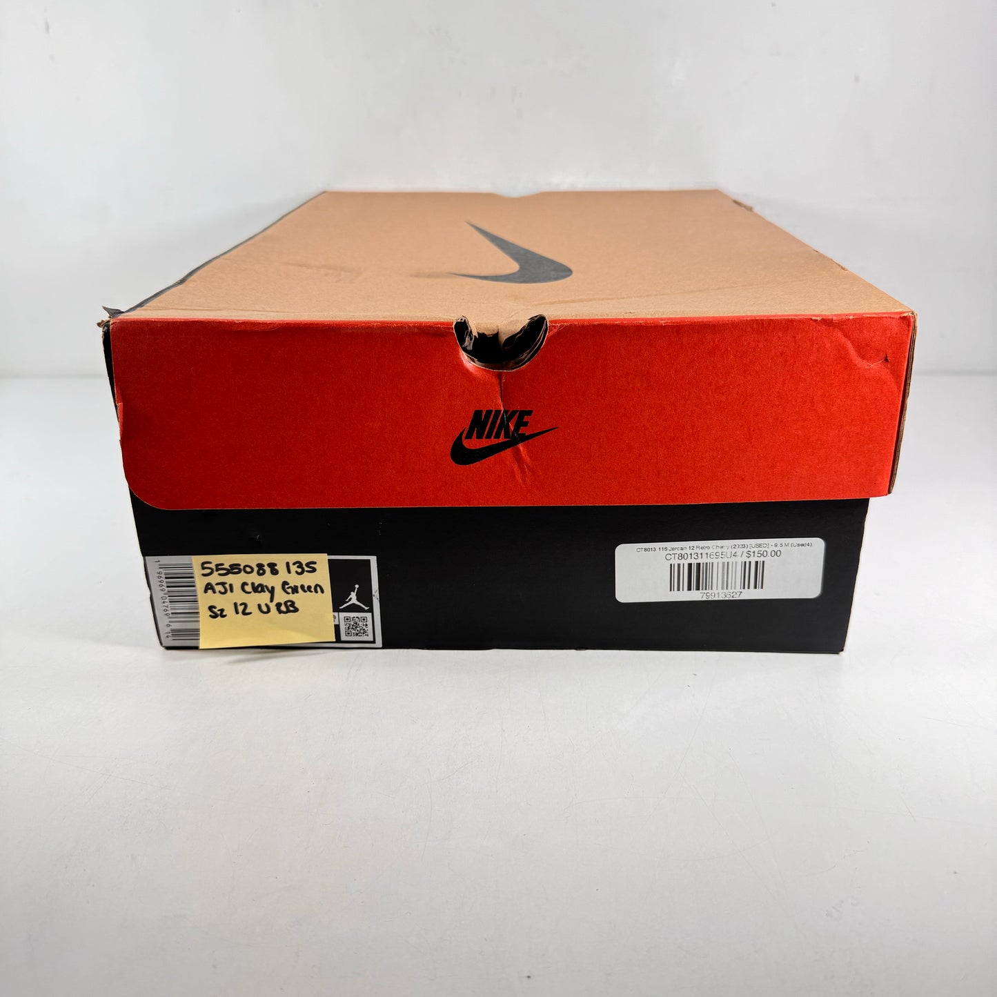 555088 135 Jordan 1 Clay Green [USED] - 12 M (Used) (Replace Box)