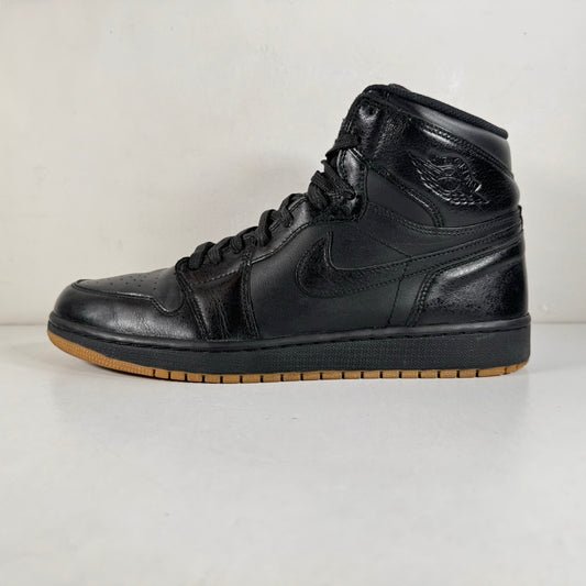 555088 020 Jordan 1 Retro Black Gum [USED] - 12 M (Used) (Replace Box)