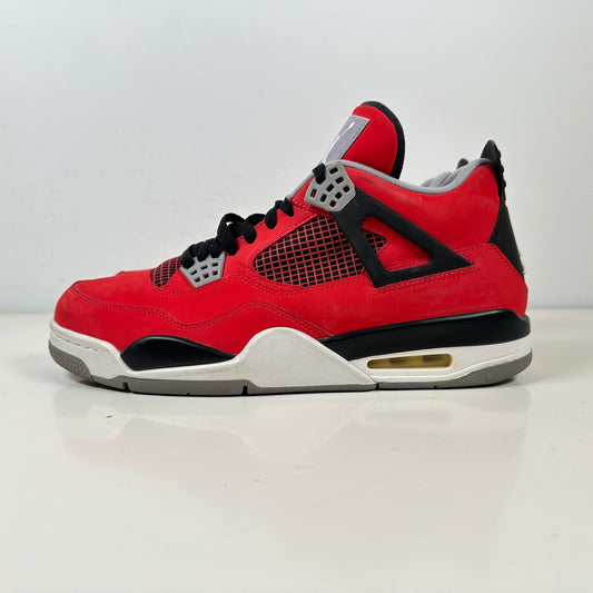 308497 603 Jordan 4 Retro Toro Bravo [USED] - 11 M (Used) (No Box)