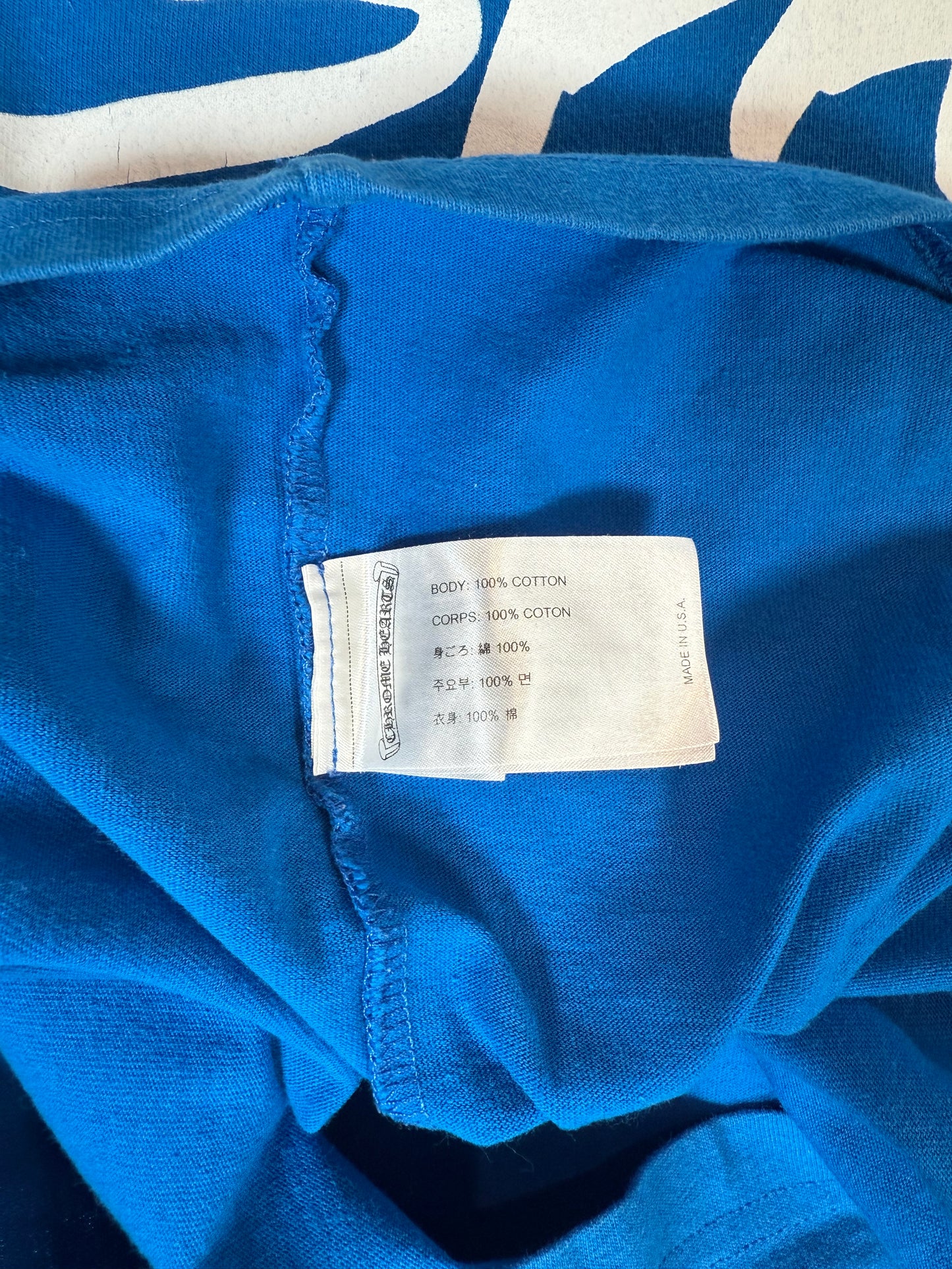 Chrome Hearts Matty Boy Space T-shirt Blue [USED] - L (Used)