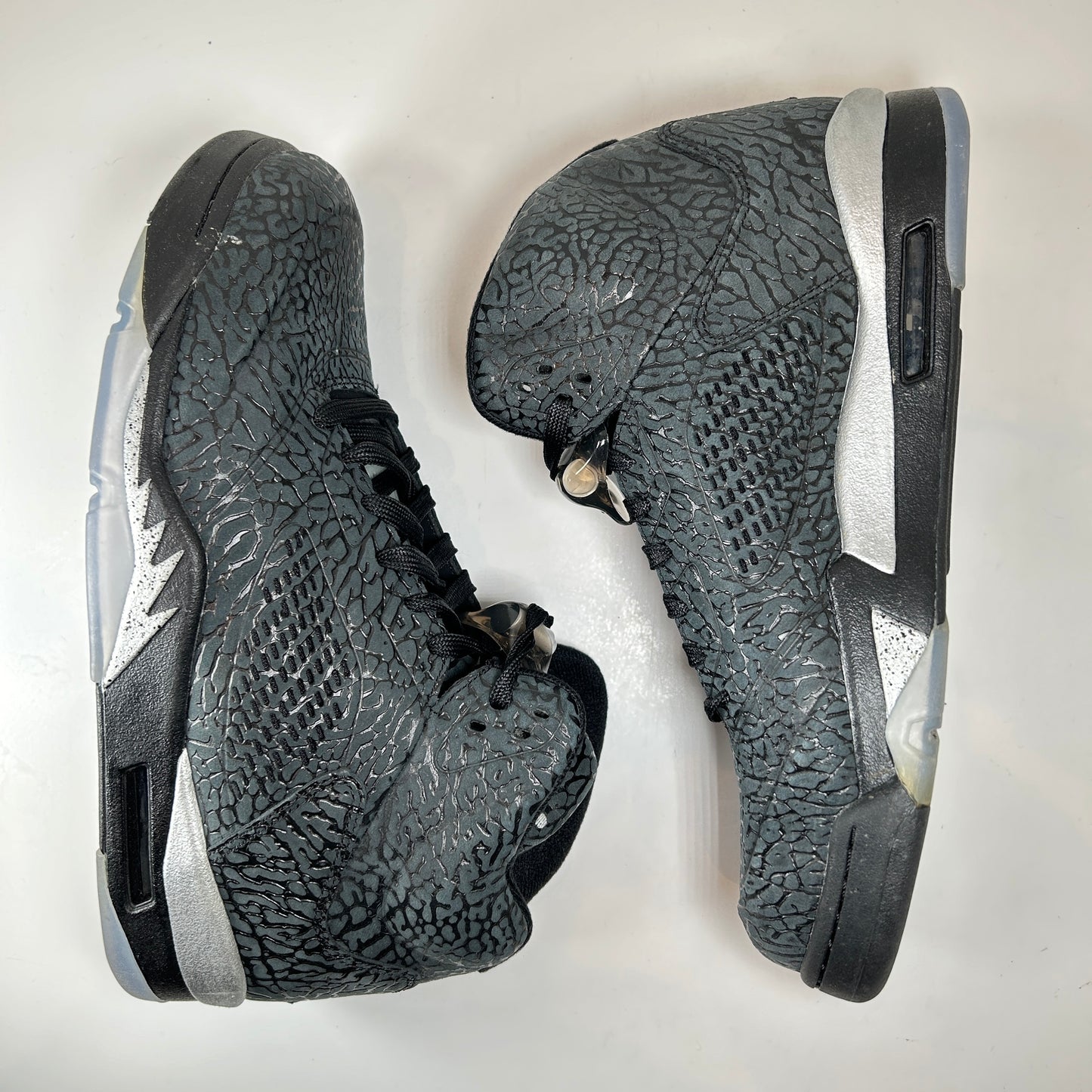 599581 003 Jordan 5 Retro 3Lab5 Black Silver [USED] - 10.5 M (Used) (Replace Box)
