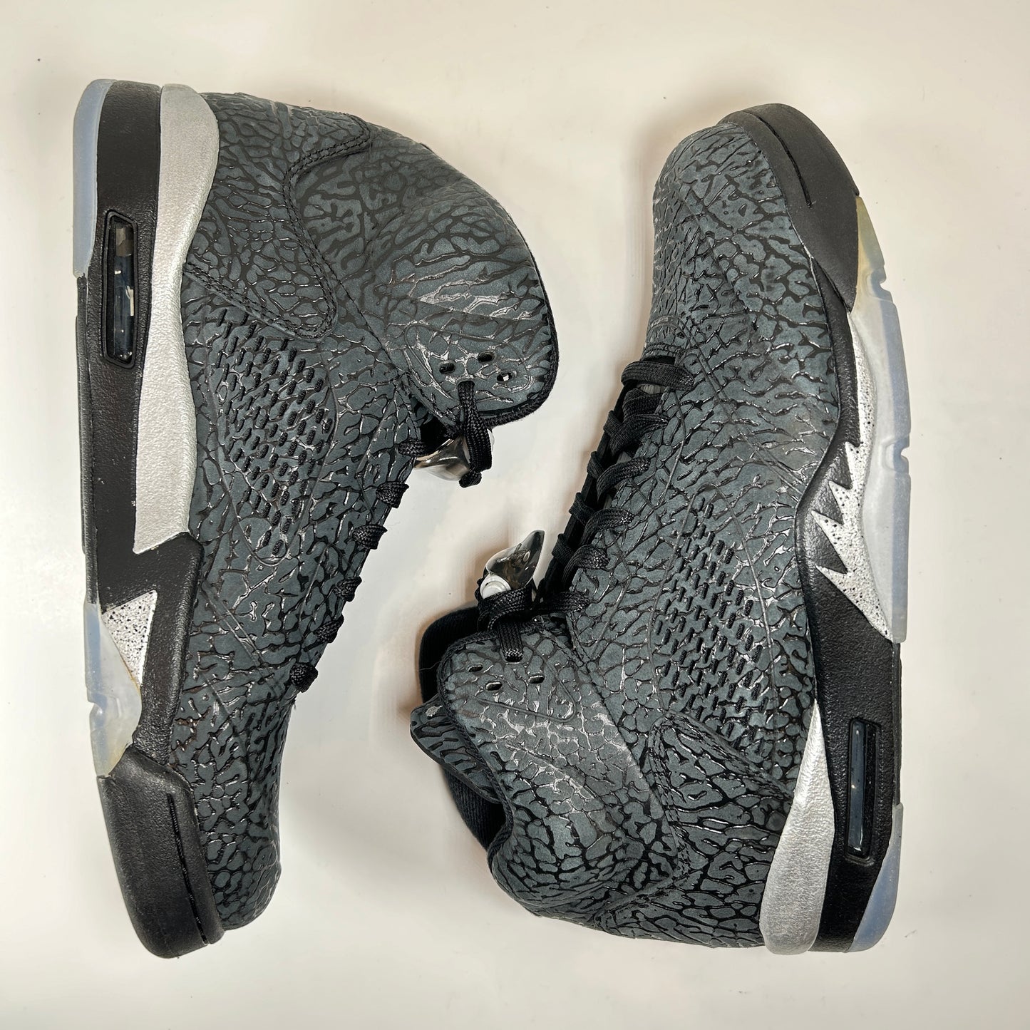 599581 003 Jordan 5 Retro 3Lab5 Black Silver [USED] - 10.5 M (Used) (Replace Box)