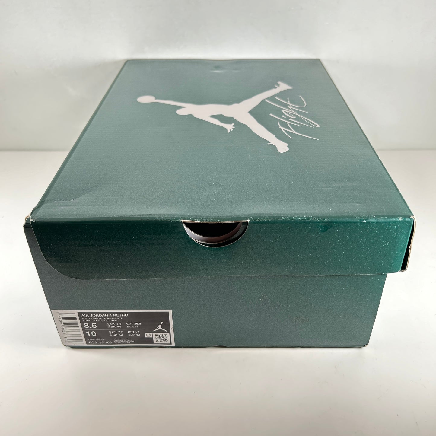 FQ8138 103 Jordan 4 Retro Oxidized Green [USED] - 8.5 M (Used2)