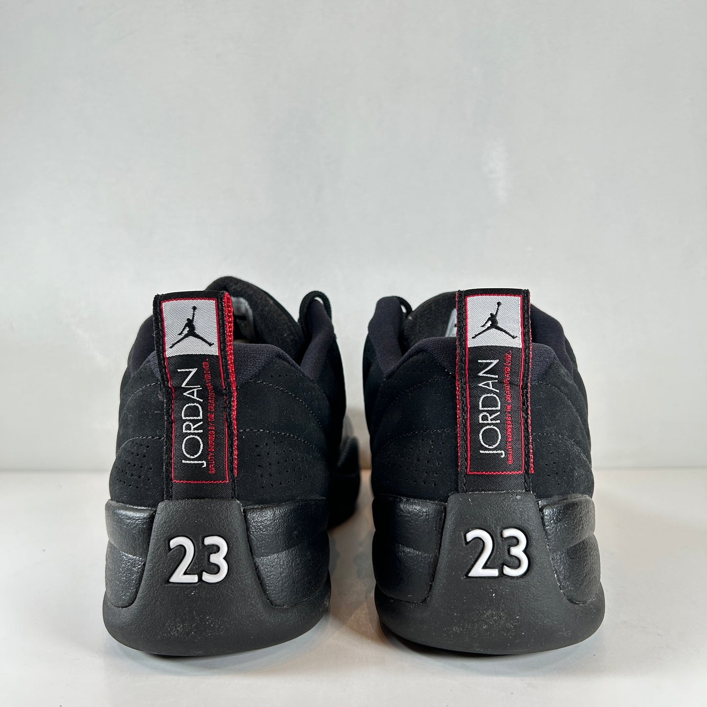 308317 001 Jordan 12 Retro Low Black Patent [USED] - 10.5 M (Used)