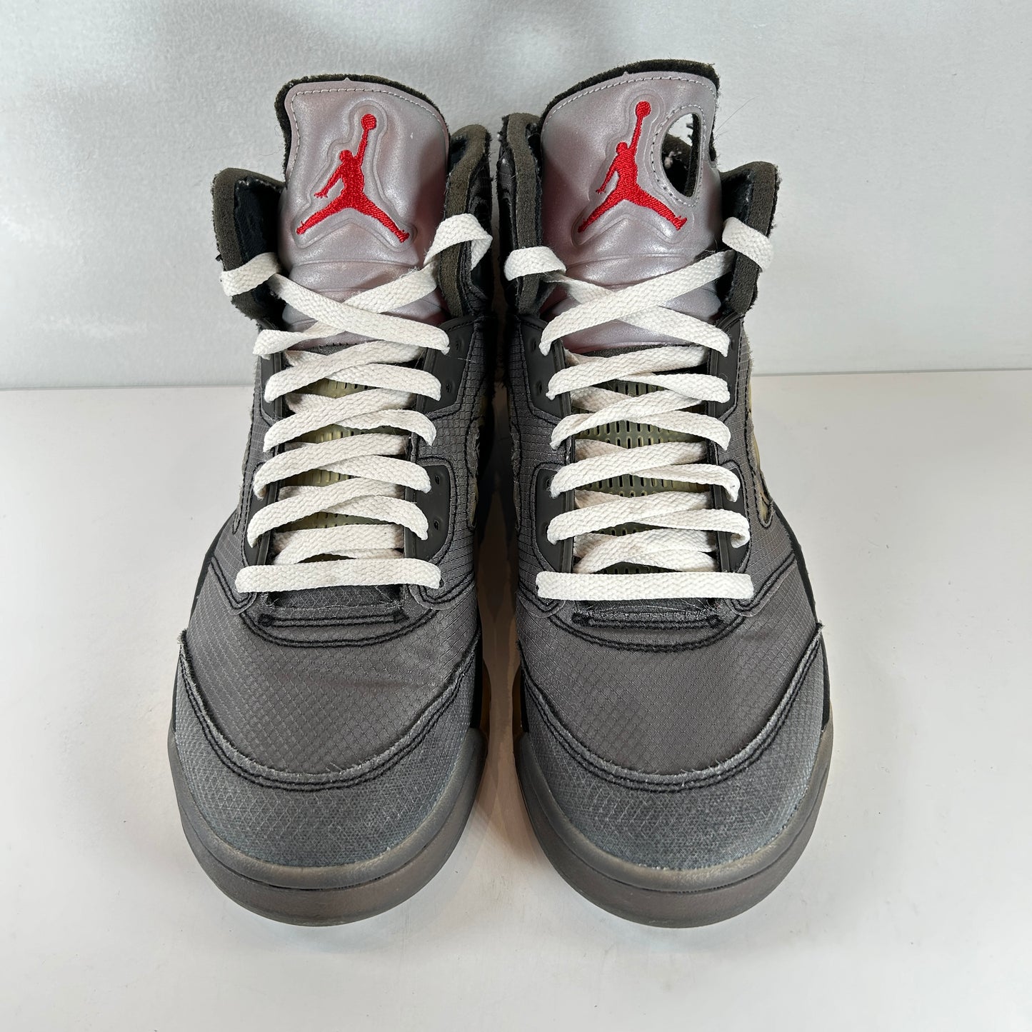 CT8480 001 Jordan 5 Off-White Black [USED] - 9.5 M (Used)