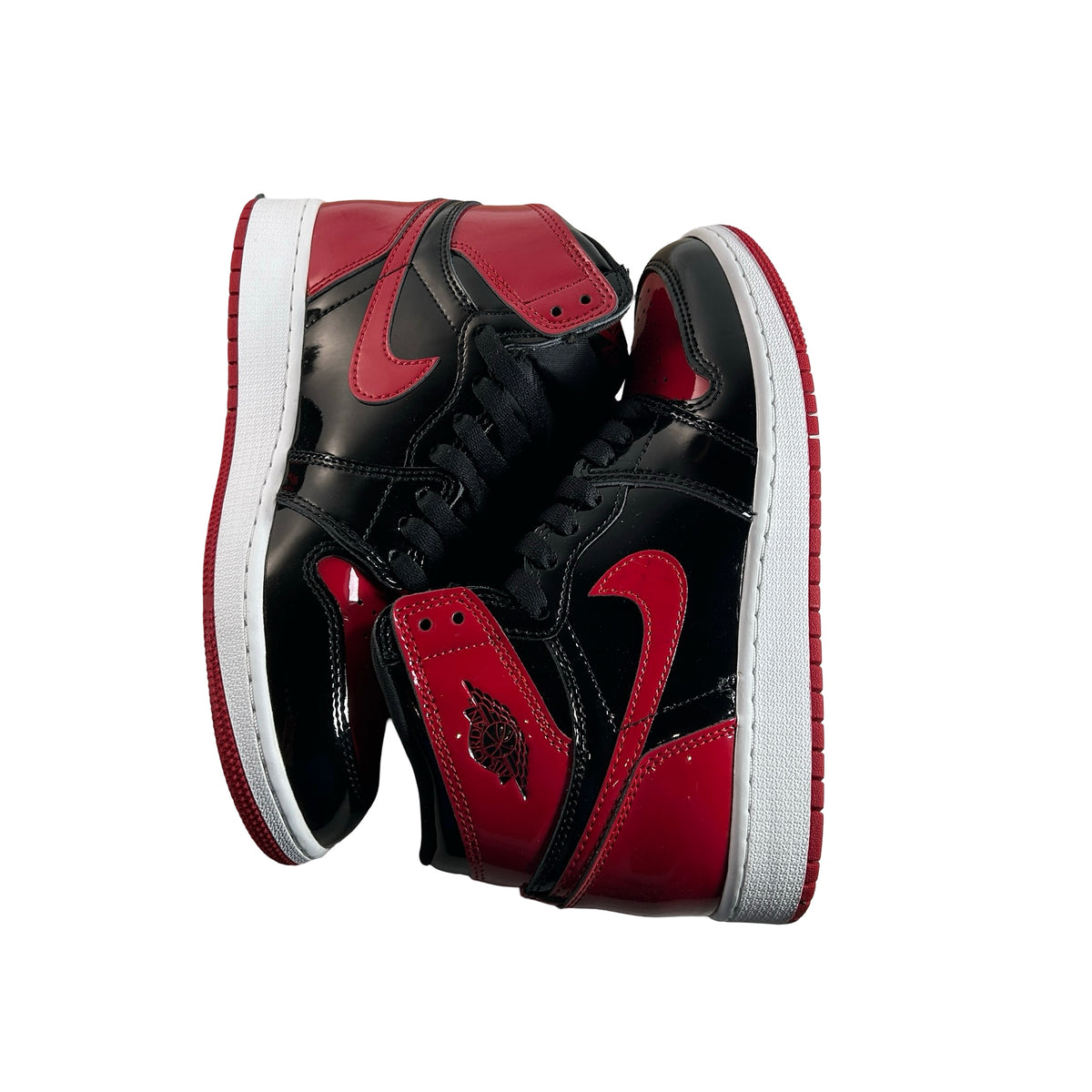 575441 063 Jordan 1 Retro High OG Patent Bred (GS) [USED] - 5.5 Y (Used4)