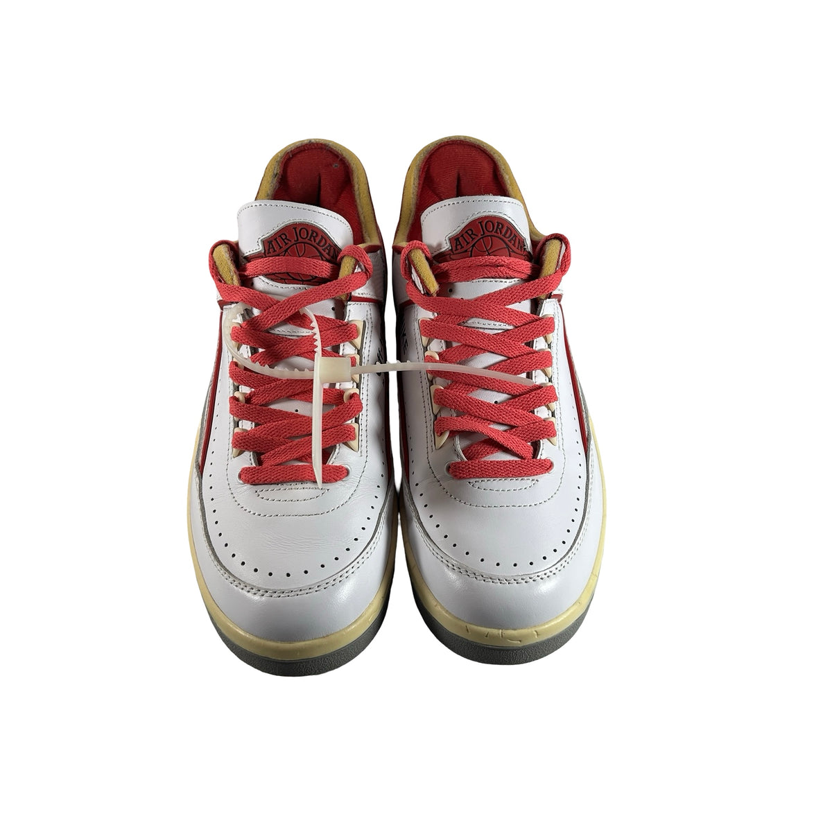 DJ4375 106 Jordan 2 Retro Low SP Off-White White Red [USED] - 9.5 M (Used3)