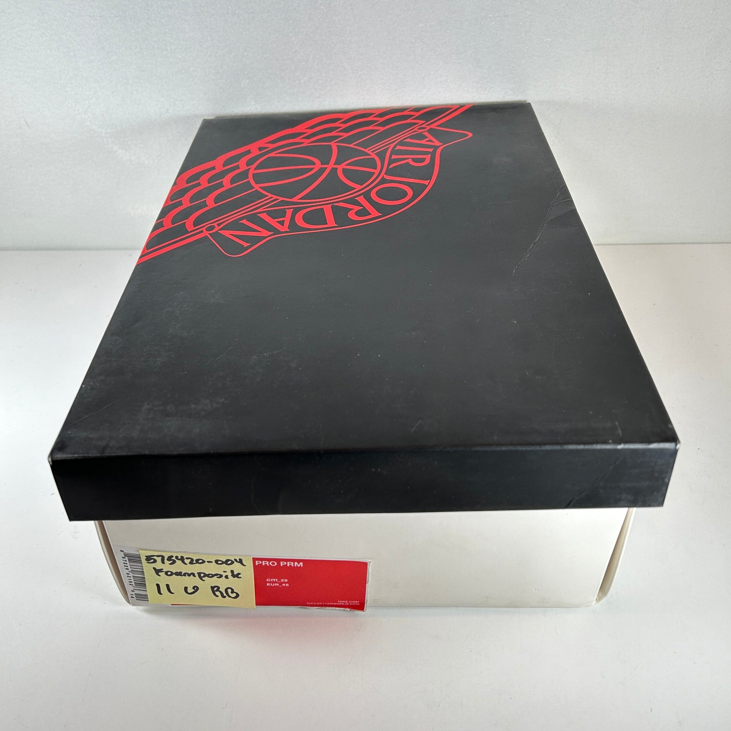 575420 004 Nike Air Foamposite One Silver Volt Camo [USED] - 11 M (Used) (Replace Box)