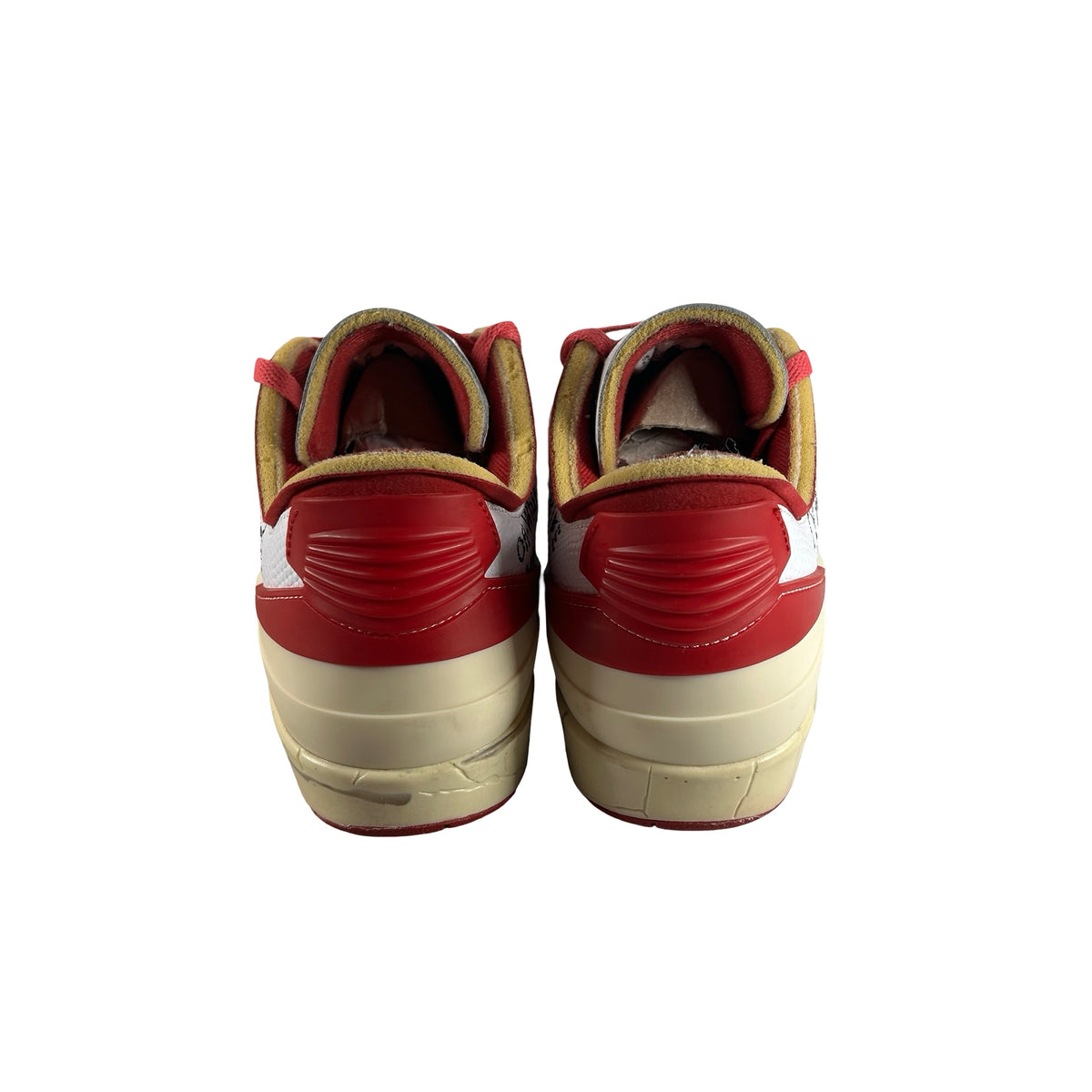 DJ4375 106 Jordan 2 Retro Low SP Off-White White Red [USED] - 9.5 M (Used3)