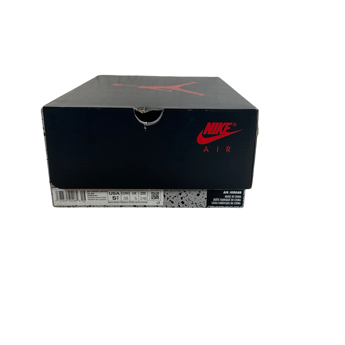 HF3976 001 Jordan 5 Retro OG Black Metallic Reimagined (GS) [USED] - 5.5 Y (Used)