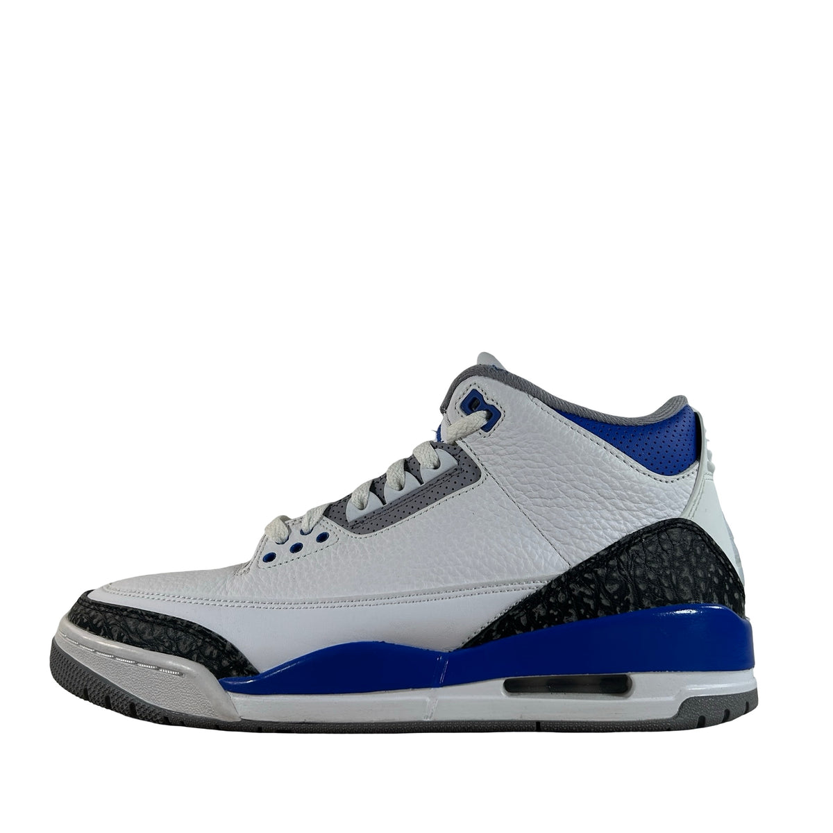 CT8532 145 Jordan 3 Retro Racer Blue [USED] -  9.5 M (Used2) (No Box2)