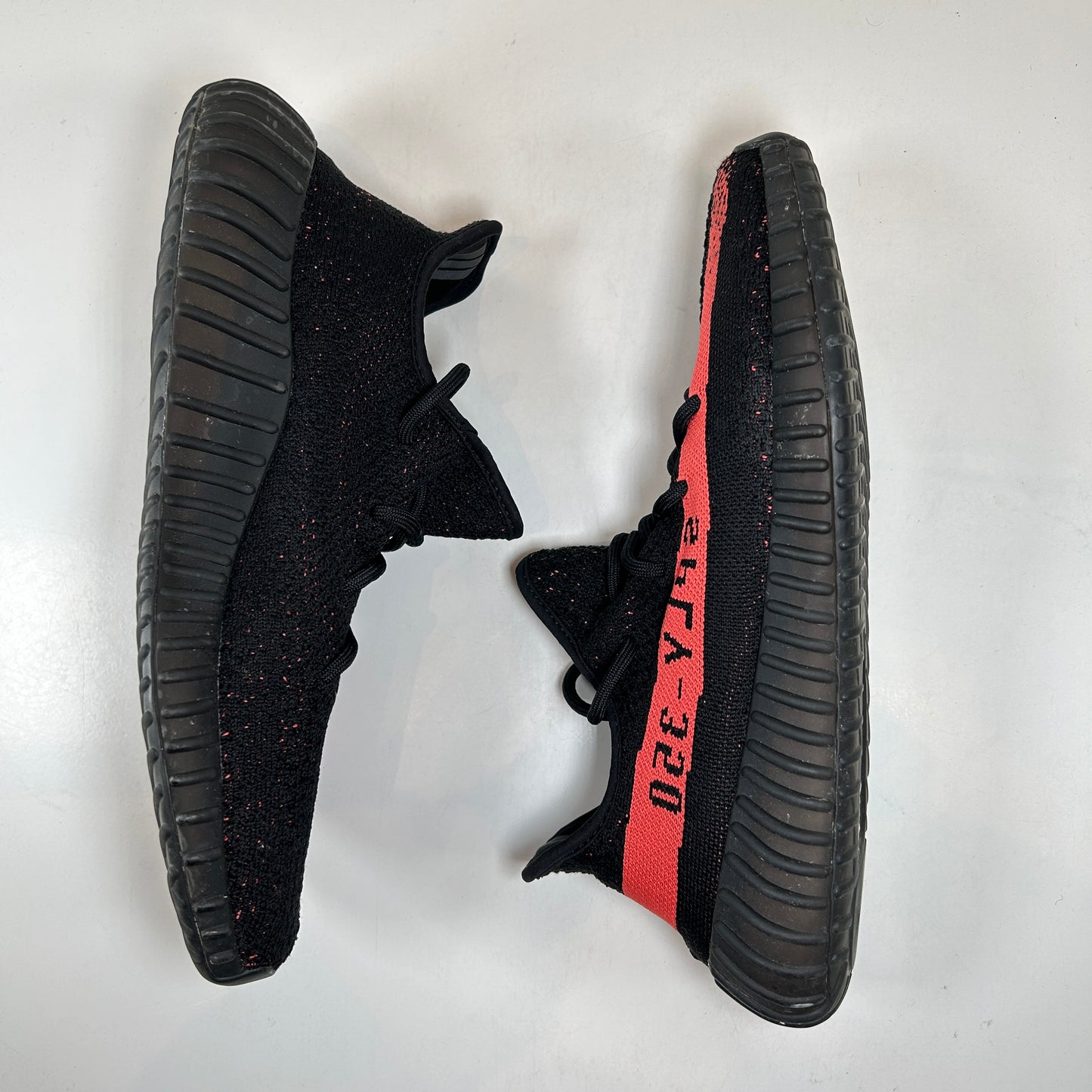 BY9612 Yeezy Boost 350 V2 Core Black Red [USED] - 10 M (Used2)