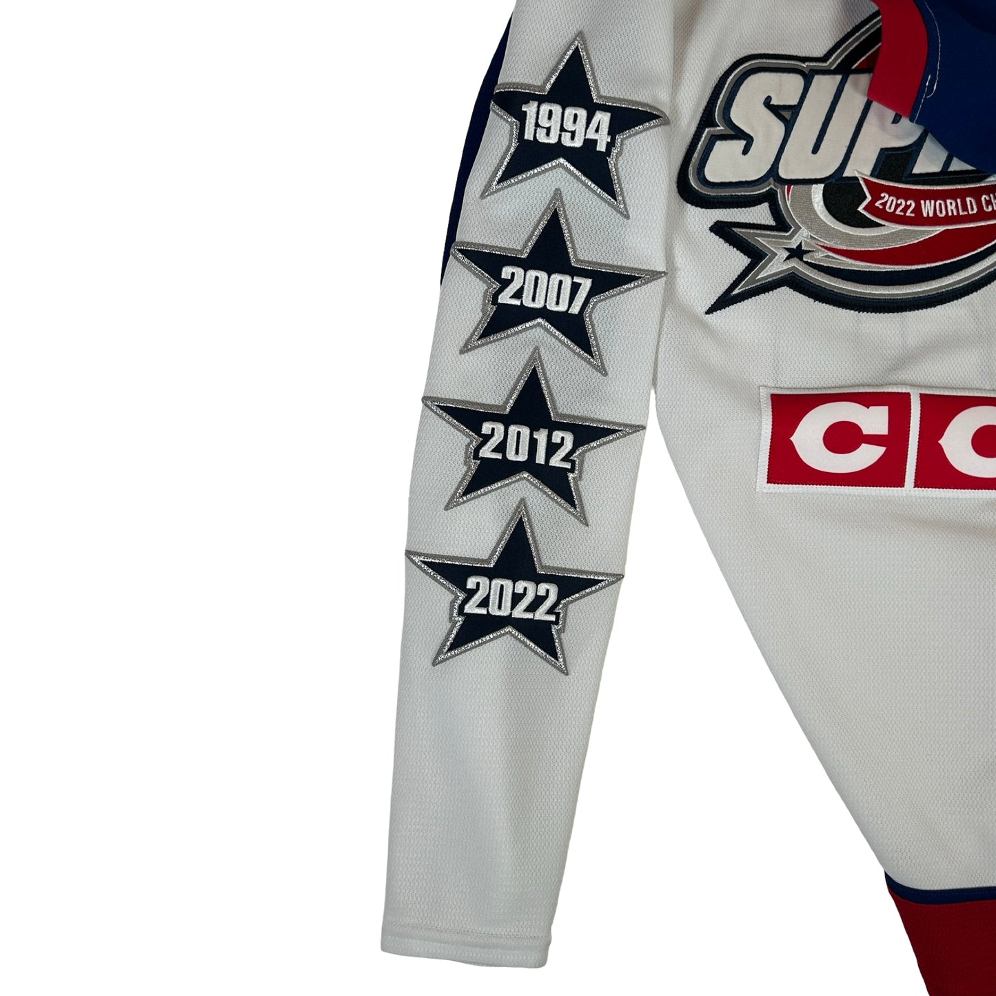 Supreme CCM All Stars Hockey Jersey White [USED] - XL (Used)
