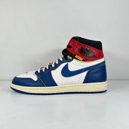 BV1300 146 Jordan 1 Union Storm Blue Toe [USED] - 10 M (Used) (No Box)