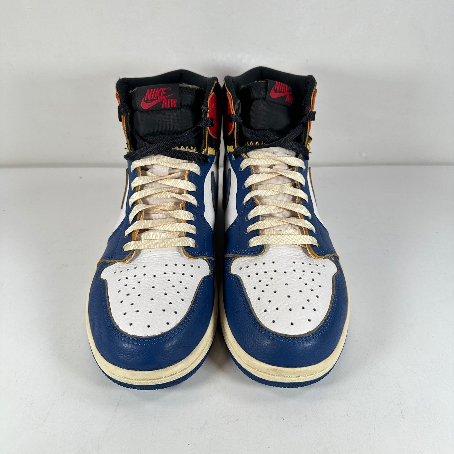 BV1300 146 Jordan 1 Union Storm Blue Toe [USED] - 10 M (Used) (No Box)