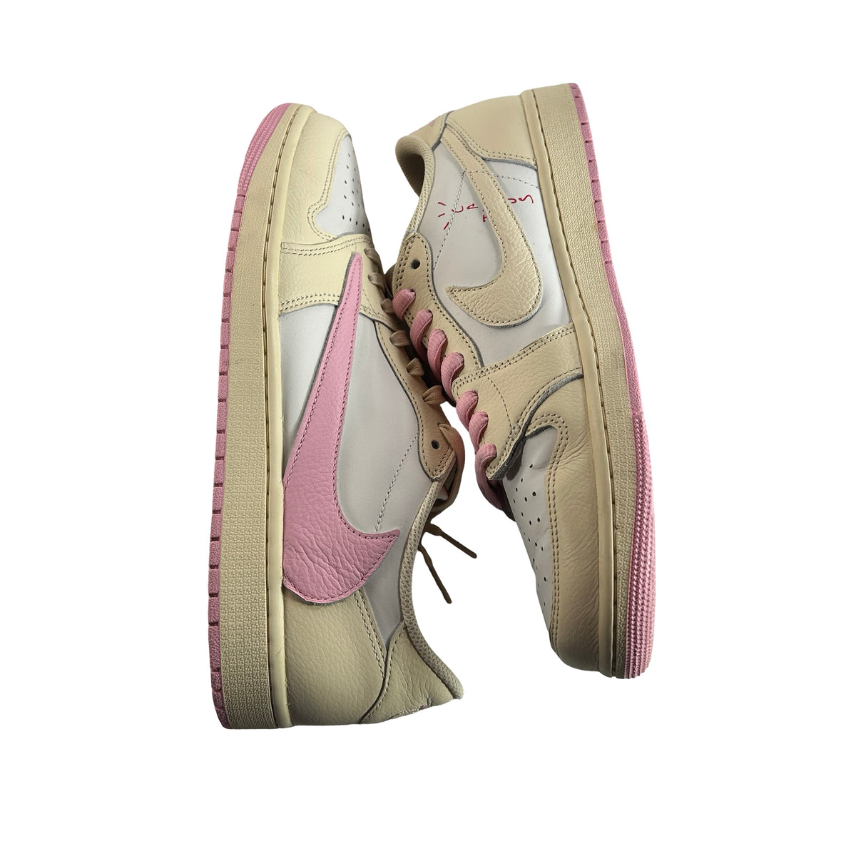 IQ7604 100 Jordan 1 Retro Low OG SP Travis Scott Shy Pink [USED] - 11.5 M (Used)