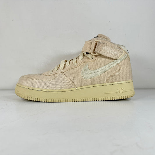 DJ7841 200 Nike Air Force 1 Mid Stussy Fossil [USED] - 10.5 M (Used)