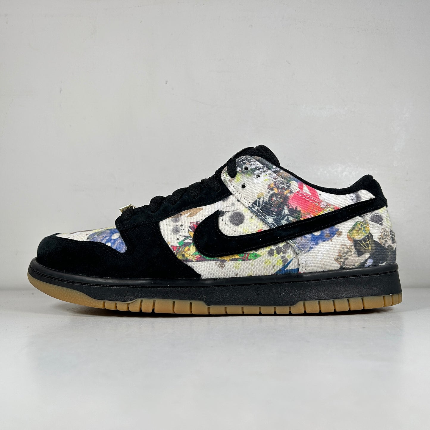FD8778 001 Nike SB Dunk Low Supreme Rammellzee [USED] - 10.5 M (Used)