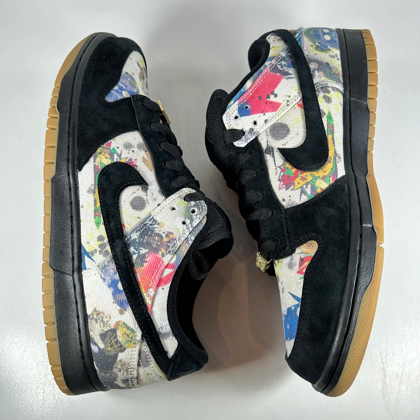 FD8778 001 Nike SB Dunk Low Supreme Rammellzee [USED] - 10.5 M (Used)