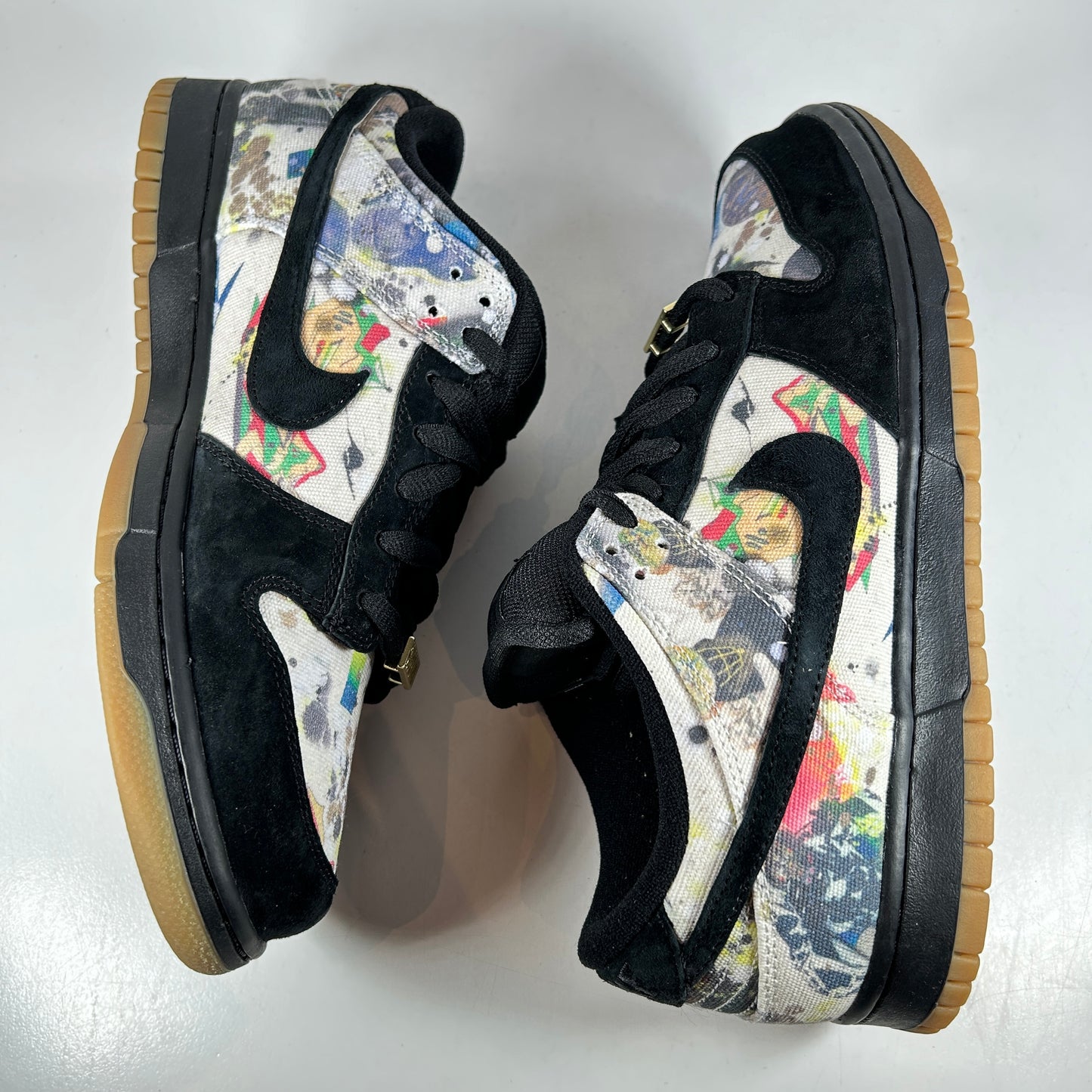 FD8778 001 Nike SB Dunk Low Supreme Rammellzee [USED] - 10.5 M (Used)