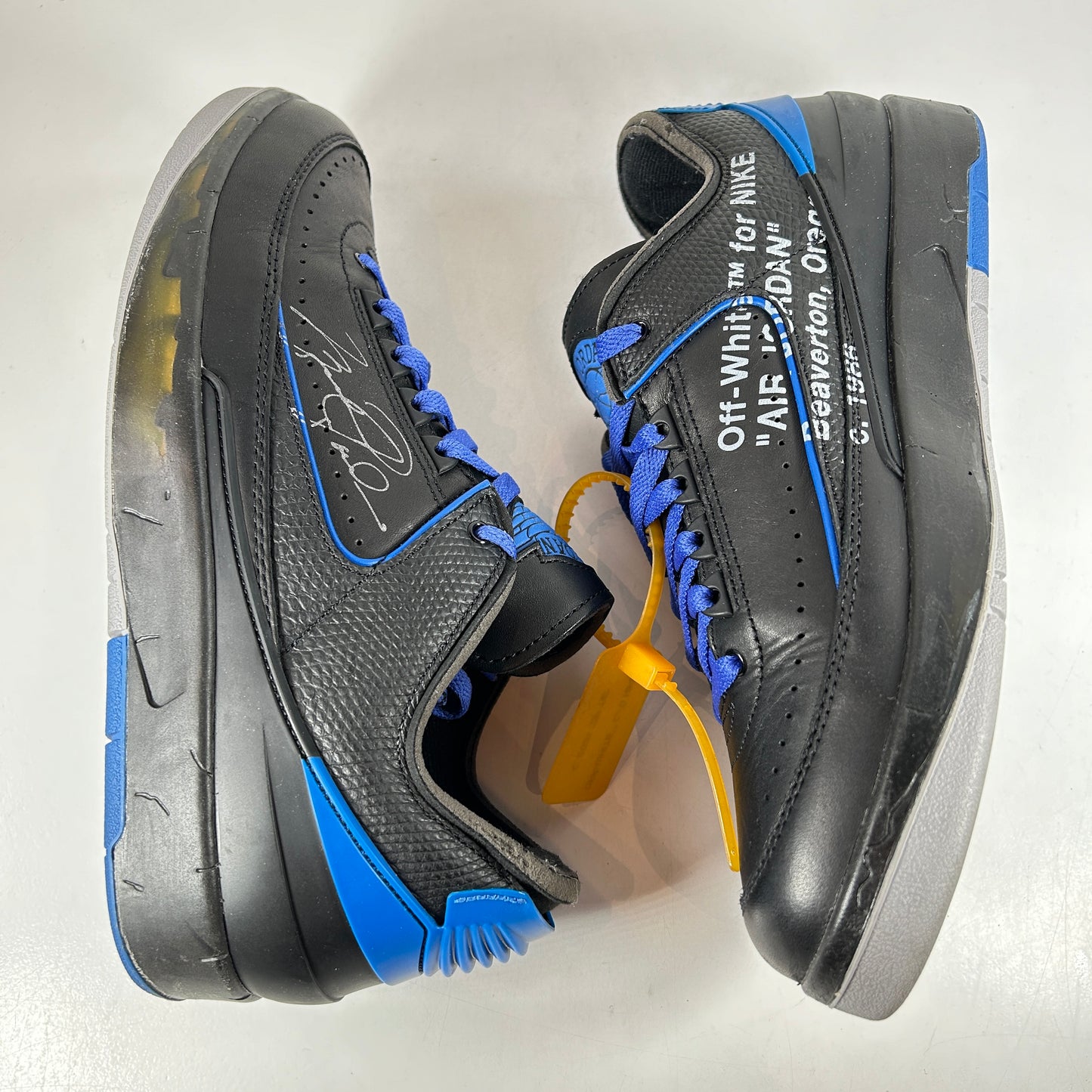 DJ4375 004 Jordan 2 Retro Low SP Off-White Black Blue [USED] - 10.5 M (Used)