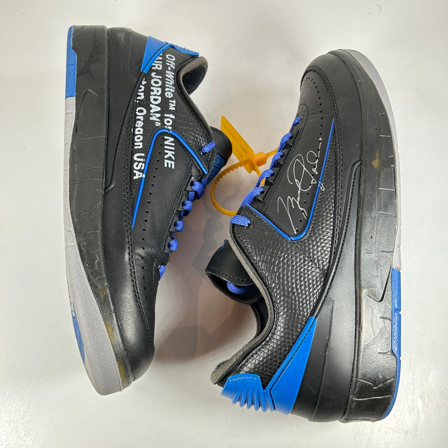 DJ4375 004 Jordan 2 Retro Low SP Off-White Black Blue [USED] - 10.5 M (Used)