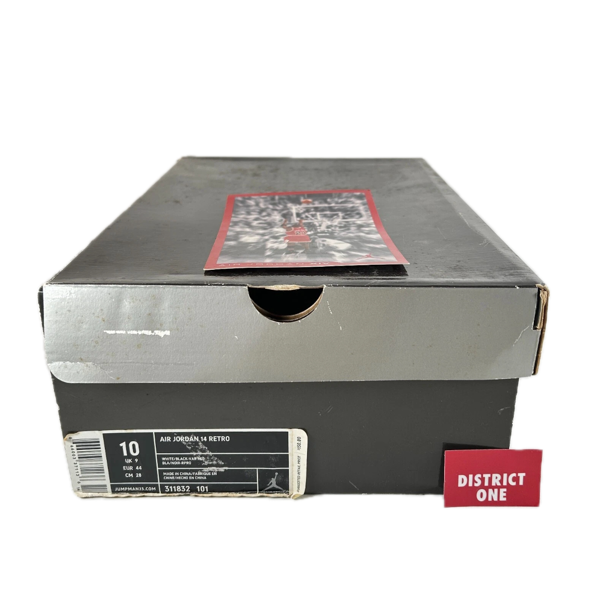 311832 101 Air Jordan 14 Retro Candy Cane 2006 [CONDITIONAL] - 10 M (Yellowing)