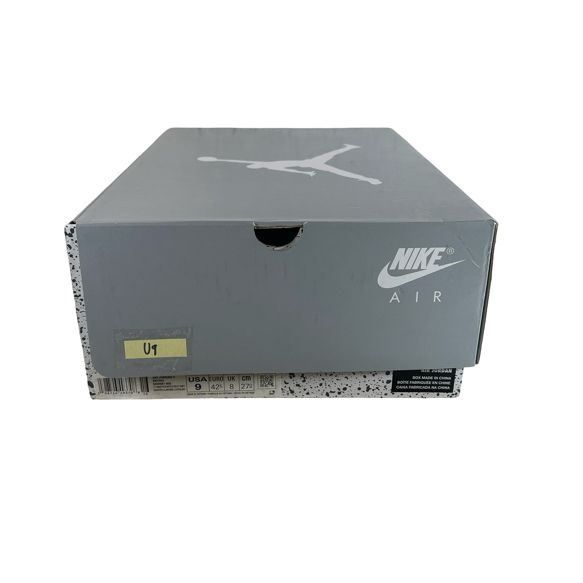 DD0587 002 Jordan 5 Retro Wolf Grey (2026) [USED] - 9 M (Used9)