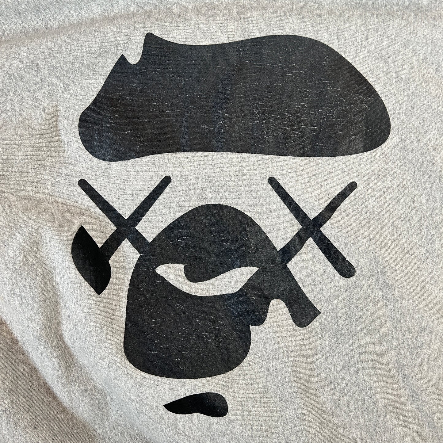 Bape x Kaws Ape Face Pullover Hoodie [USED] - XL (Used)
