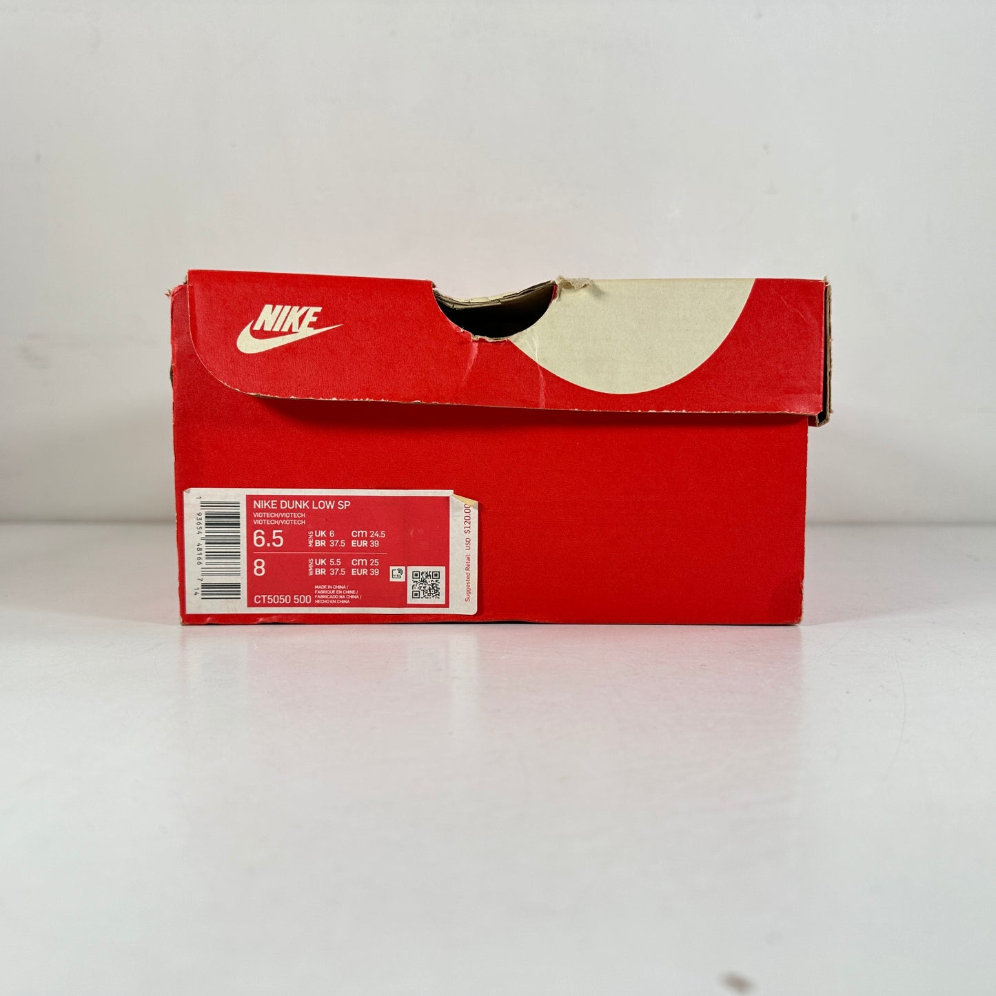 CT5050 500 Nike Dunk Low Viotech (2019) [USED] - 6.5 M (Used)