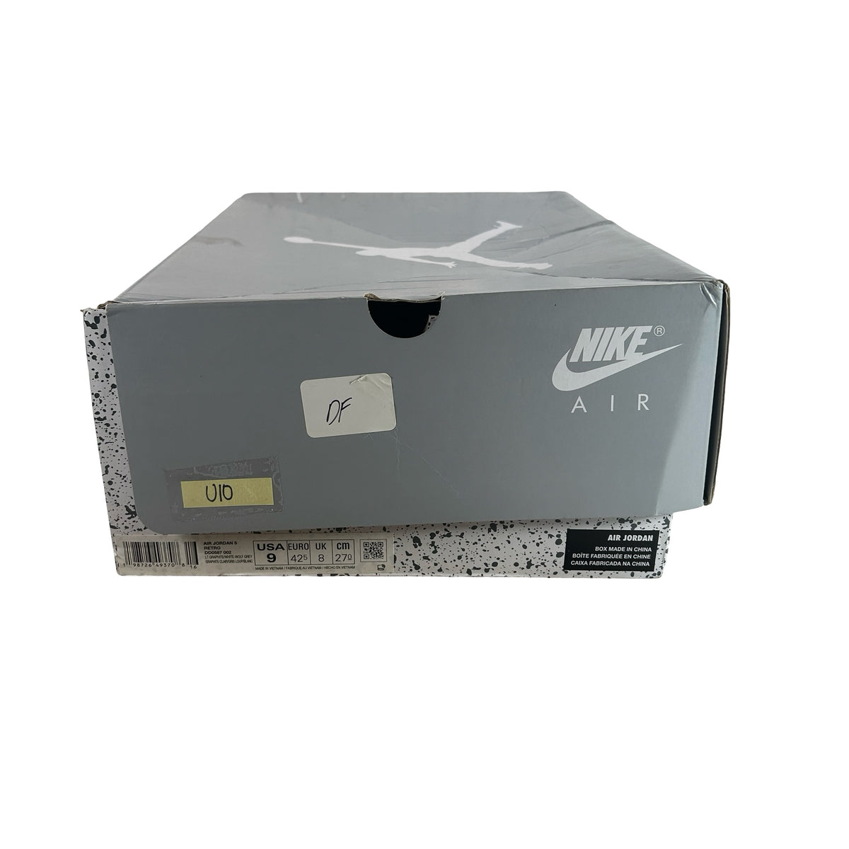 DD0587 002 Jordan 5 Retro Wolf Grey (2026) [USED] - 9 M (Used10)