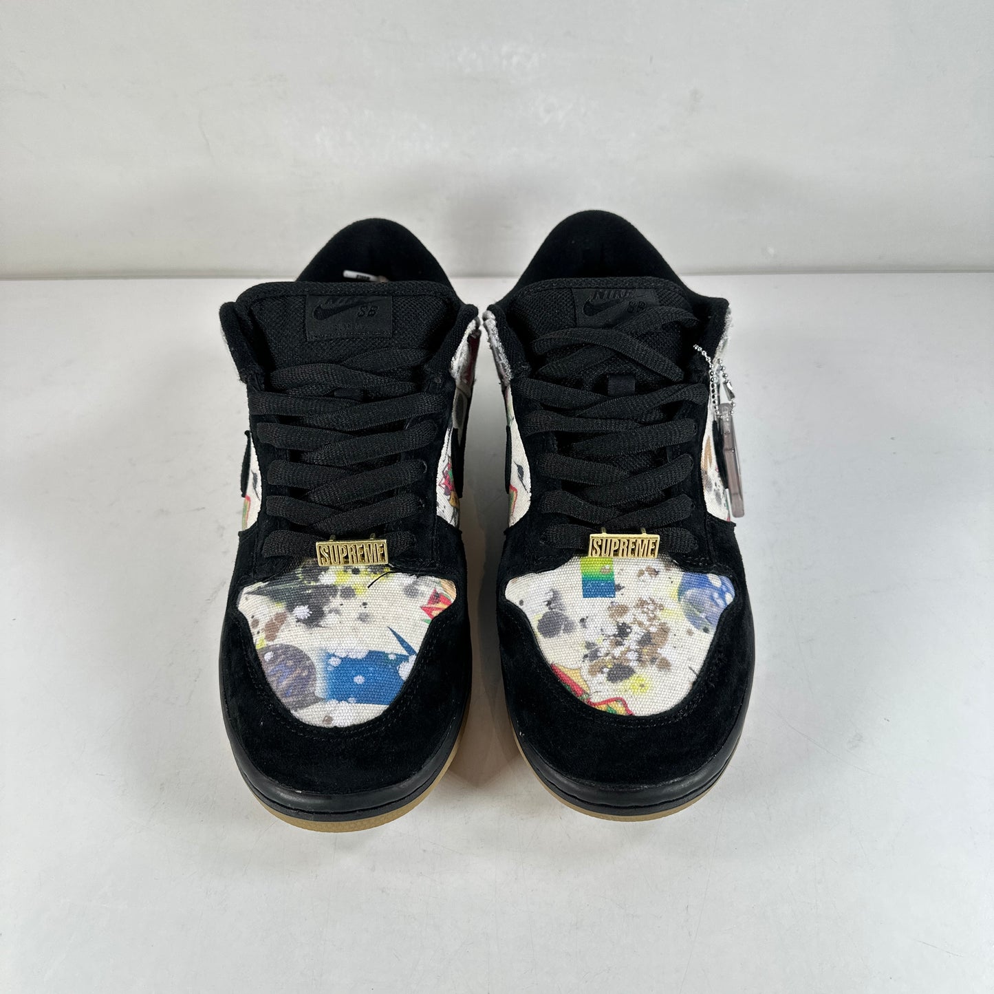 FD8778 001 Nike SB Dunk Low Supreme Rammellzee [USED] - 9.5 M (Used) (No Box)